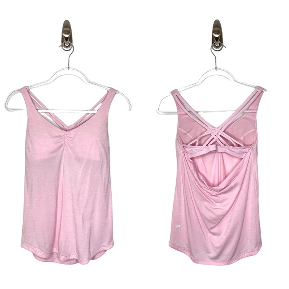 lululemon | Knot Your Typical Tank Heathered Pearl Pink / Pearl Pink 4 - Picture 1 of 7